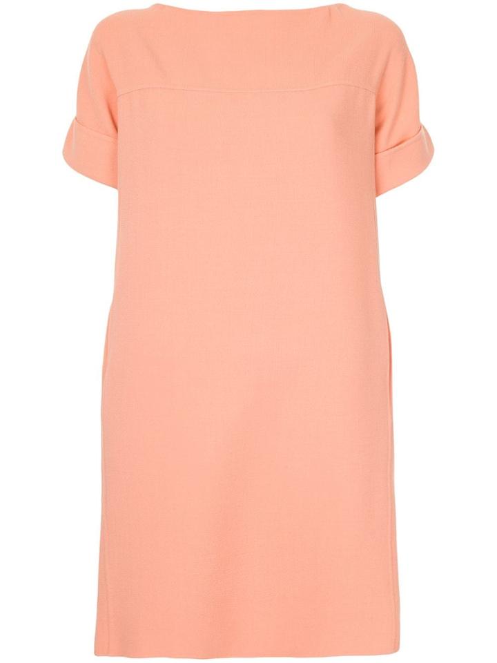 Oscar De La Renta Tie Back Shift Dress - Pink