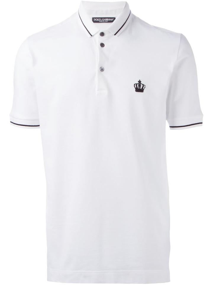 Dolce & Gabbana Crown Emblem Polo Shirt