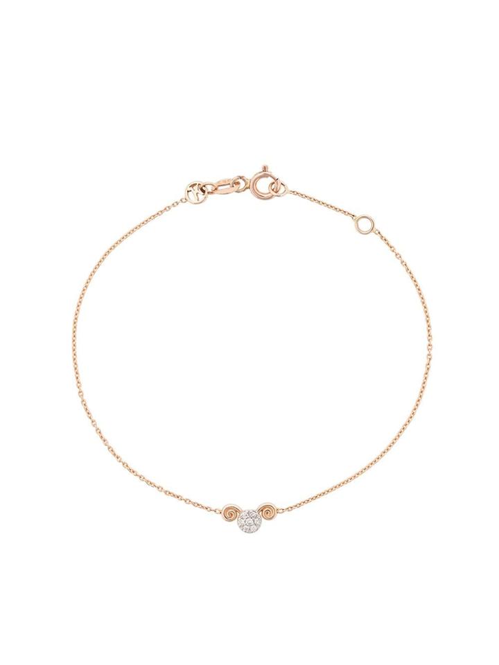 Kismet By Milka 14kt Rose Gold Aries - The Ram Diamond Bracelet