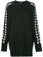Y / Project - Braided Sleeve Jumper - Women - Cotton/acrylic - M, Black, Cotton/acrylic