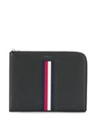 Mulberry Tech Striped Clutch - Black