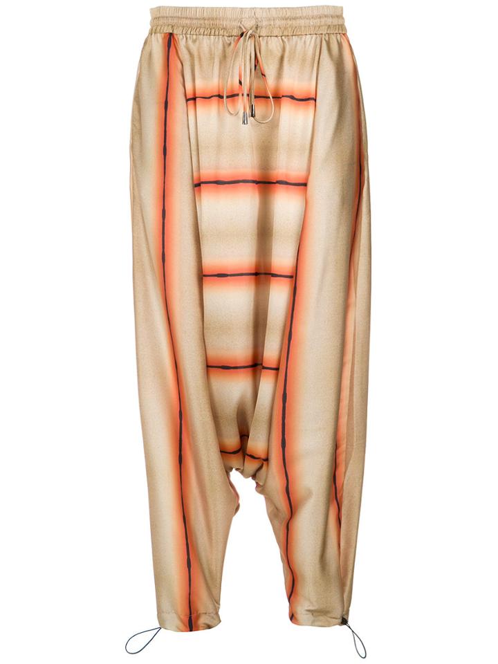 Mara Mac Printed Drop Crotch Trousers - Unavailable