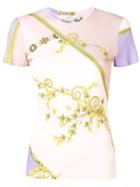 Versace Collection Signature Print T-shirt - Pink
