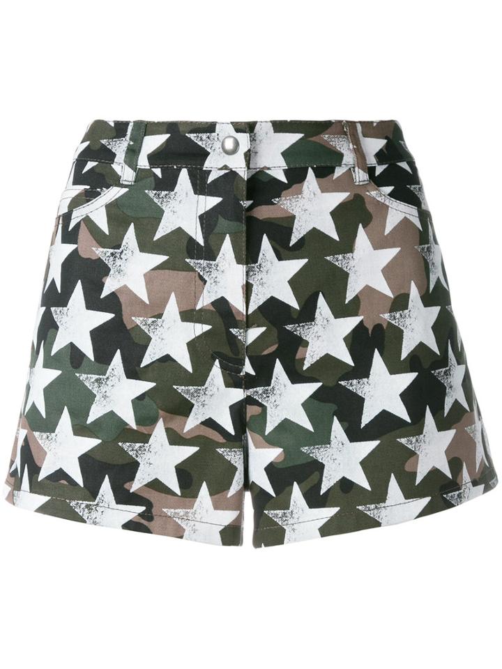 Valentino - Camustar Shorts - Women - Cotton - 42, Green, Cotton