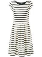 Steffen Schraut Striped Dress, Women's, Size: 40, White, Cotton/spandex/elastane/polyester