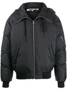 Mcq Alexander Mcqueen Zipped-up Bomber Jacket - Black