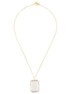 Vera Wang Faceted Crystal Pendant Necklace