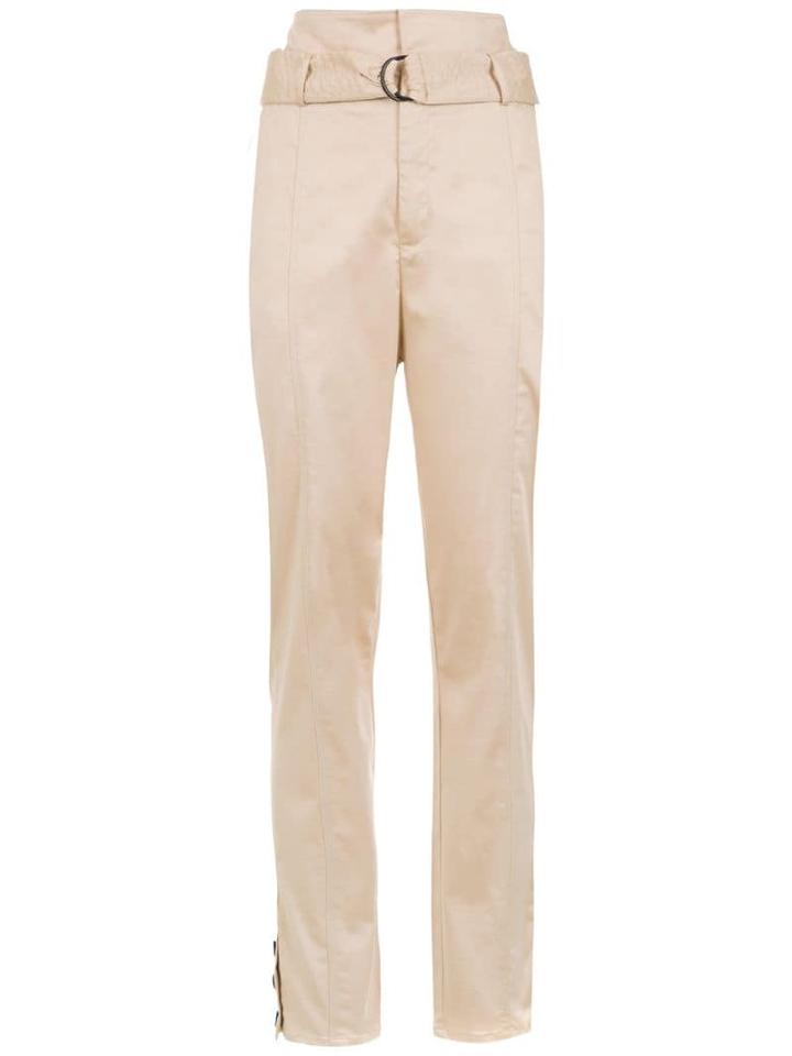 Tufi Duek High Waisted Trousers - Neutrals