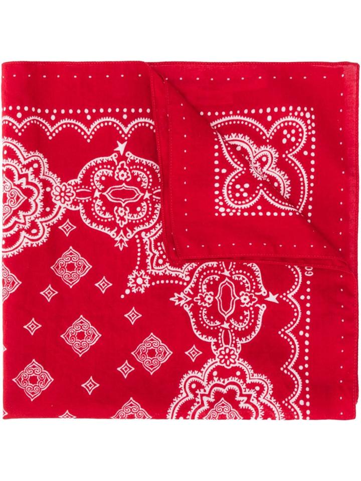 Golden Goose Contrast Print Bandana - Red