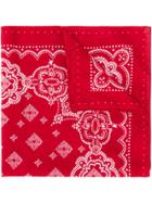 Golden Goose Contrast Print Bandana - Red