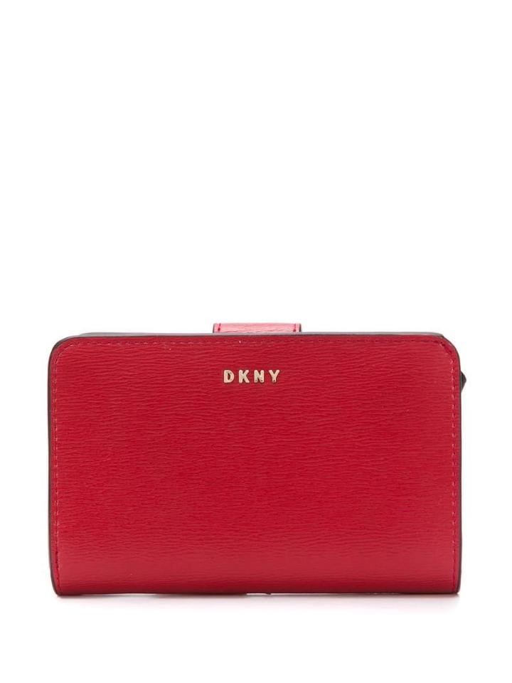 Dkny Zip Around Purse - Red
