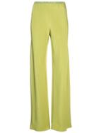 Peter Cohen High Rise Palazzo Trousers - Green