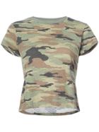Re/done Camo Slim Tee - Green