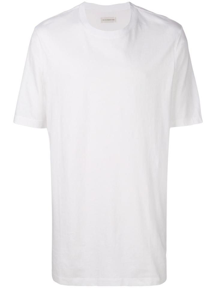Faith Connexion Long-line Short Sleeve T-shirt - White