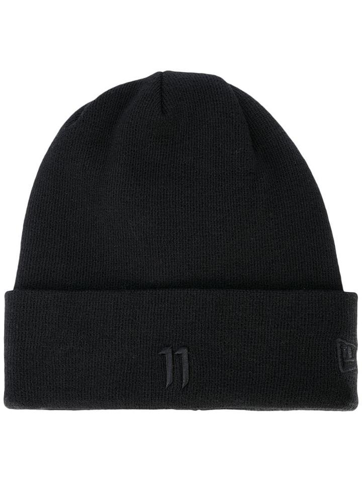 11 By Boris Bidjan Saberi Beanie1 Knitted Hat - Black