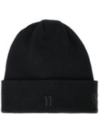 11 By Boris Bidjan Saberi Beanie1 Knitted Hat - Black