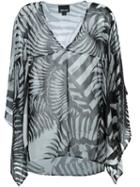 Just Cavalli Sheer Printed Kaftan