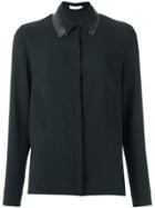 Mara Mac Zipped Collar Shirt - Black