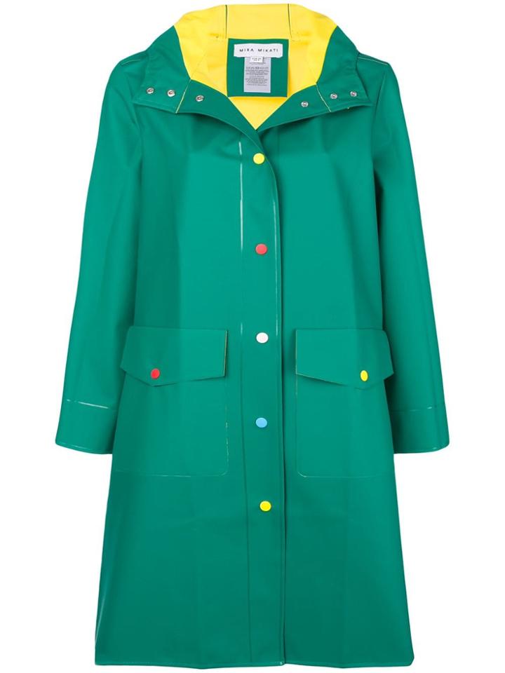 Mira Mikati Classic Raincoat - Green