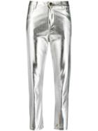 Parlor Metallic Trousers - Silver