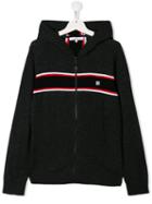 Givenchy Kids Teen Logo Stripe Hoodie - Black