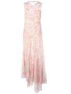 Jason Wu Collection Sleeveless Ruched Long Dress - Pink