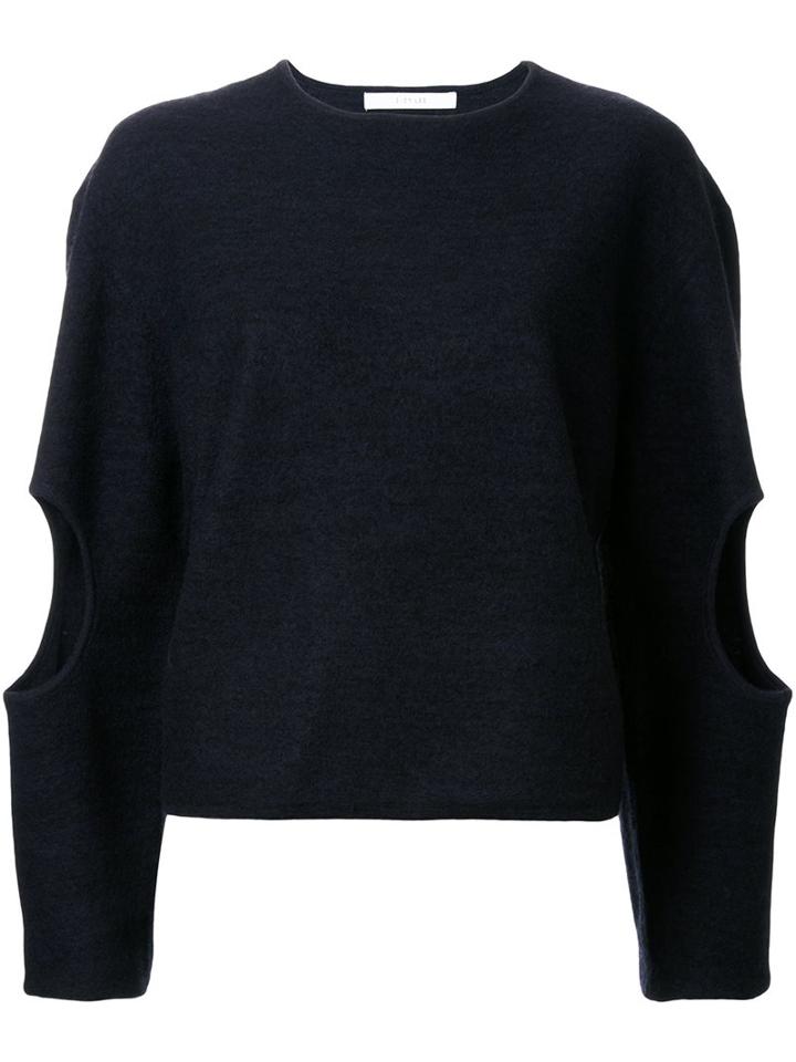 Dion Lee Cutout Sleeve Jumper, Women's, Size: 10, Black, Merino