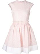 Carven Contrasting Hem Skater Dress