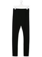 Philosophy Di Lorenzo Serafini Kids Teen Fitted Leggings - Black