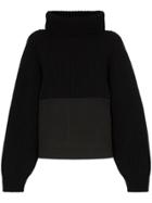 Haider Ackermann Panelled Turtleneck Jumper - Black