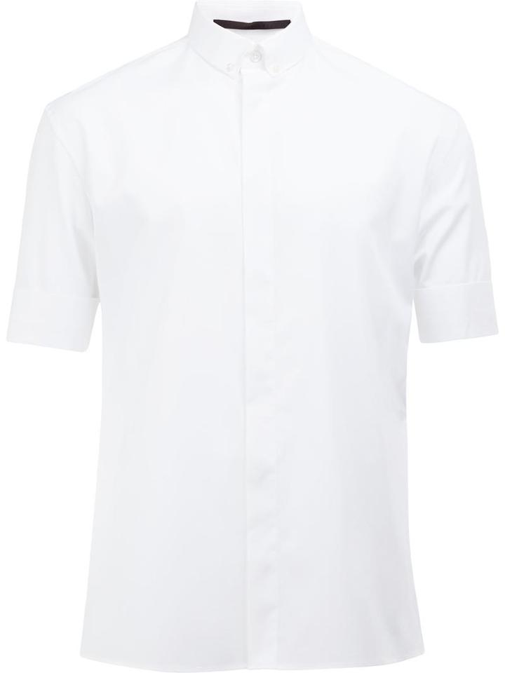 Haider Ackermann Short-sleeve Shirt, Men's, Size: Large, White, Cotton