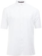 Haider Ackermann Short-sleeve Shirt, Men's, Size: Large, White, Cotton