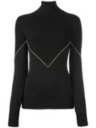 Givenchy Studded Jumper, Women's, Size: Xs, Black, Polyamide/spandex/elastane/wool