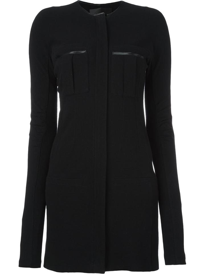 Haider Ackermann Collarless Shirt Dress