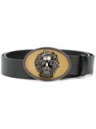 Versus Iconic Lion Head Belt - Black