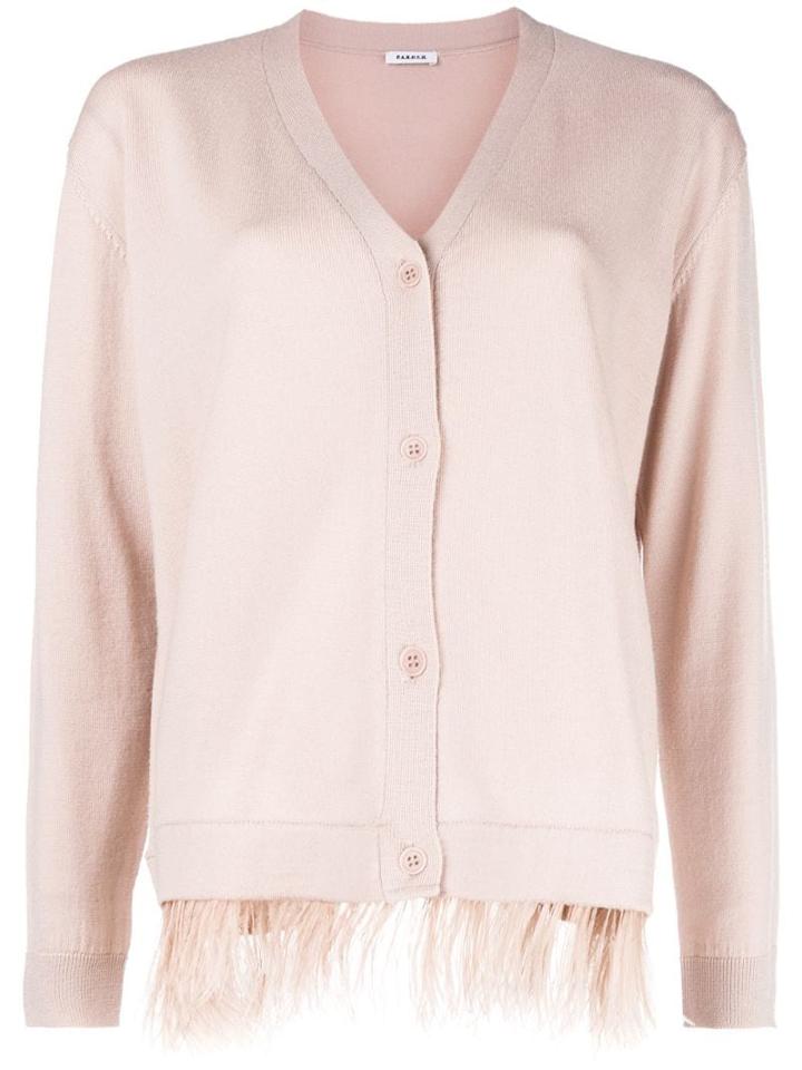 P.a.r.o.s.h. V-neck Cardigan - Neutrals