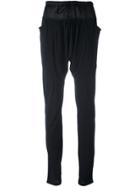 Tsumori Chisato Slim Dropped Crotch Pants - Black