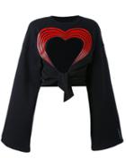 Y / Project - Cut Out Front Sweater - Women - Cotton/spandex/elastane - M, Black, Cotton/spandex/elastane