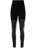 Muller Of Yoshiokubo Panelled Leggings - Black
