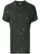 Lost & Found Ria Dunn Stain Effect T-shirt - Green