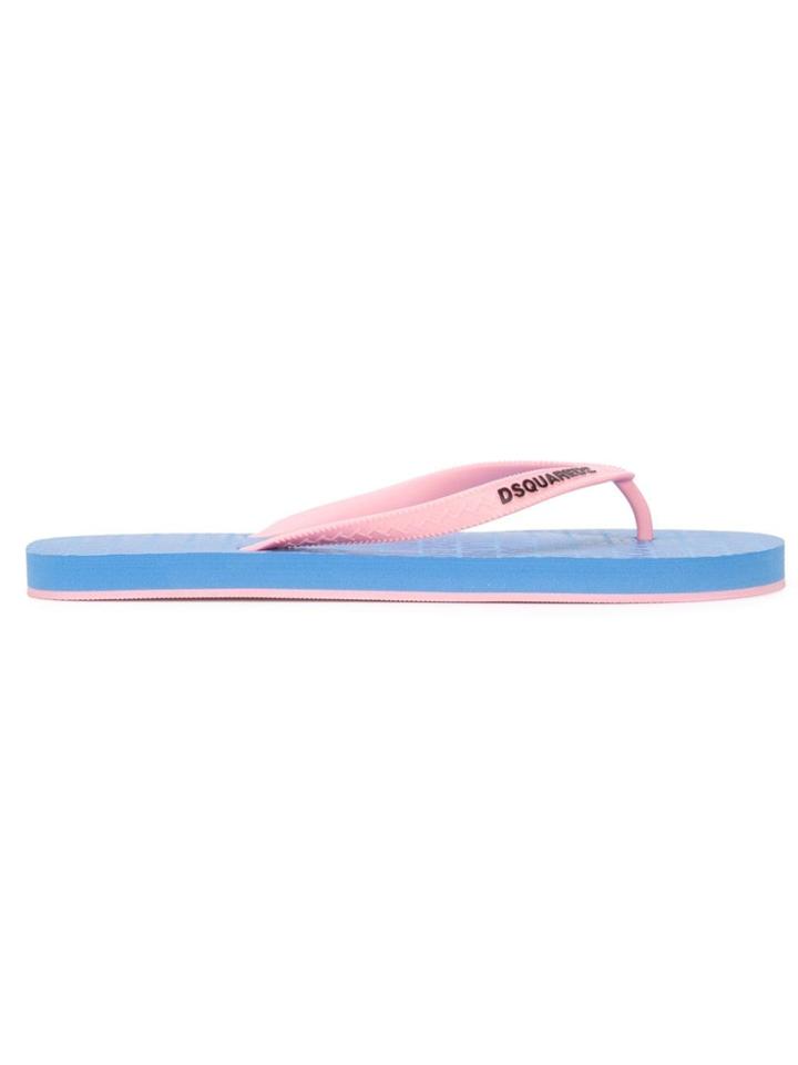 Dsquared2 Logo Flip Flops - Purple