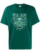 Kenzo Embroidered Tiger T-shirt - Green