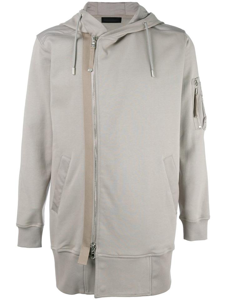 Diesel Black Gold Hooded Biker Jacket, Men's, Size: Xl, Nude/neutrals, Cotton
