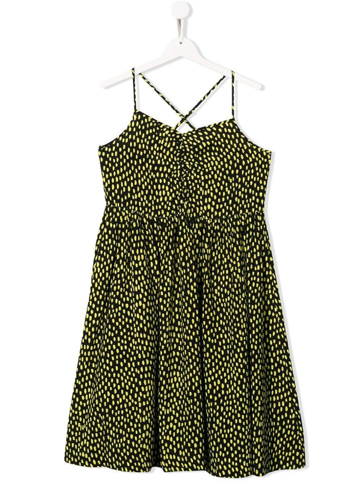 Stella Mccartney Kids Teen Dots Dress - Black