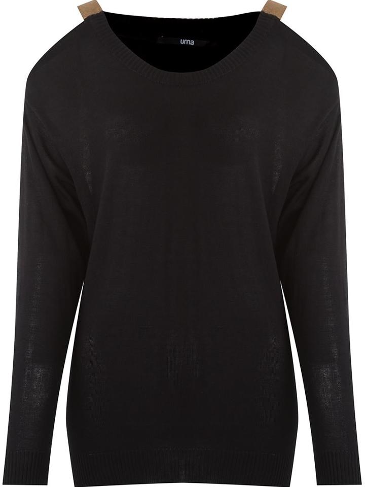 Uma Raquel Davidowicz 'fax' Knitted Top, Women's, Size: P, Black, Viscose