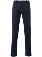 Stone Island Classic Chinos, Men's, Size: 38, Blue, Cotton/polyester/spandex/elastane