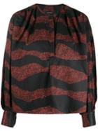 Isabel Marant Étoile Striped Ribbed Top - Black