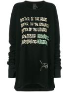 Bernhard Willhelm Master Of The Universe Sweatshirt - Black