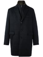 Liska Single Breasted Coat, Men's, Size: 52, Blue, Rabbit Fur/viscose/cashmere