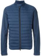 Herno Zipped Padded Jacket, Men's, Size: 50, Blue, Polyamide/polyurethane/polyester